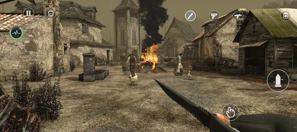 Gameplay de Resident Evil 4 no Android